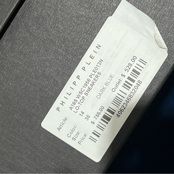 Brand New Philipp Plein Dark Blue size 36 MSRP 755 - Picture 4 of 8